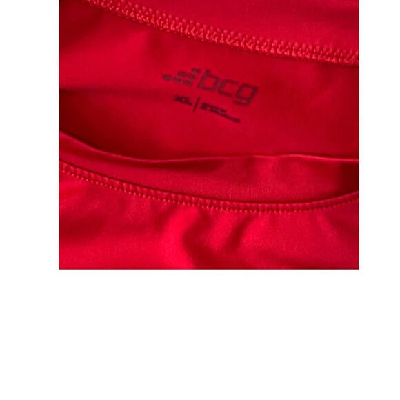 BCG Long Sleeve Red Running Training T-Shirt Mens XL - Picture 3 of 3